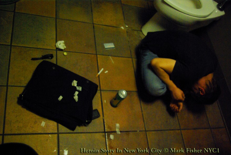 Heroin Story In New York City © Mark Fisher NYC-8900