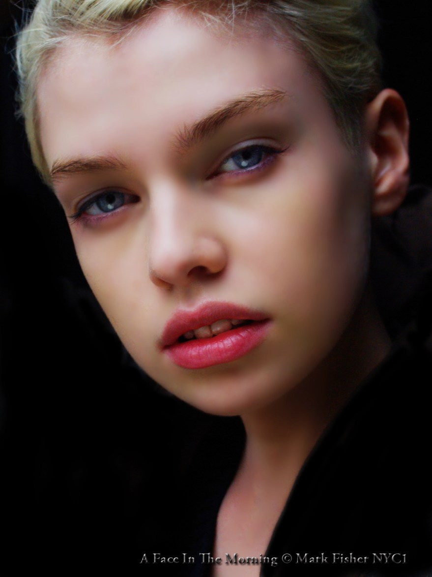 A Face In The Morning © Mark Fisher NYC1-2414