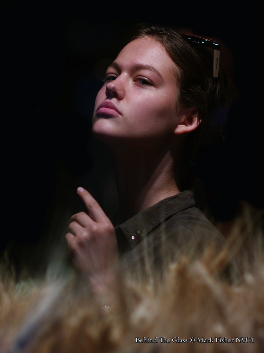 Arina Behind The Glass © Mark Fisher NYC1-9384