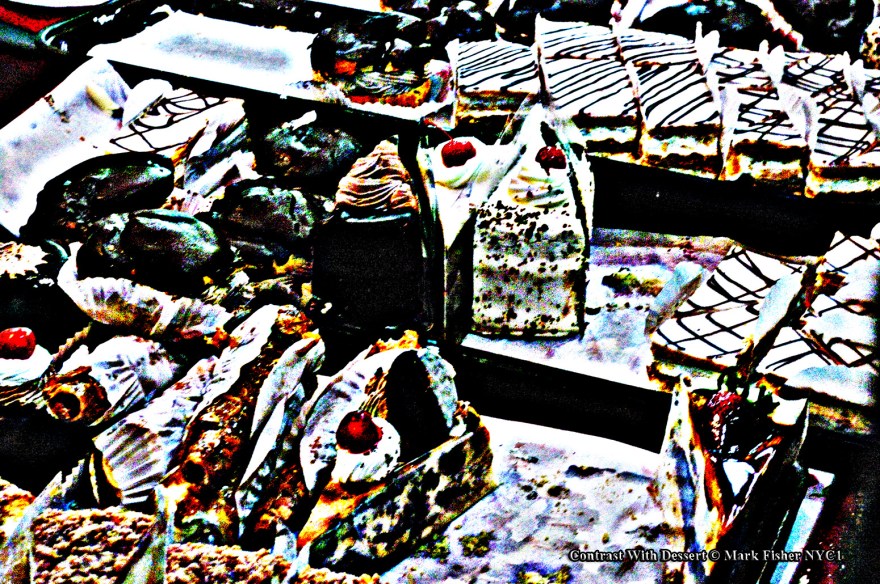 Contrast With Dessert © Mark Fisher NYC1-5485